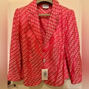 Armani poppy and gold jacket